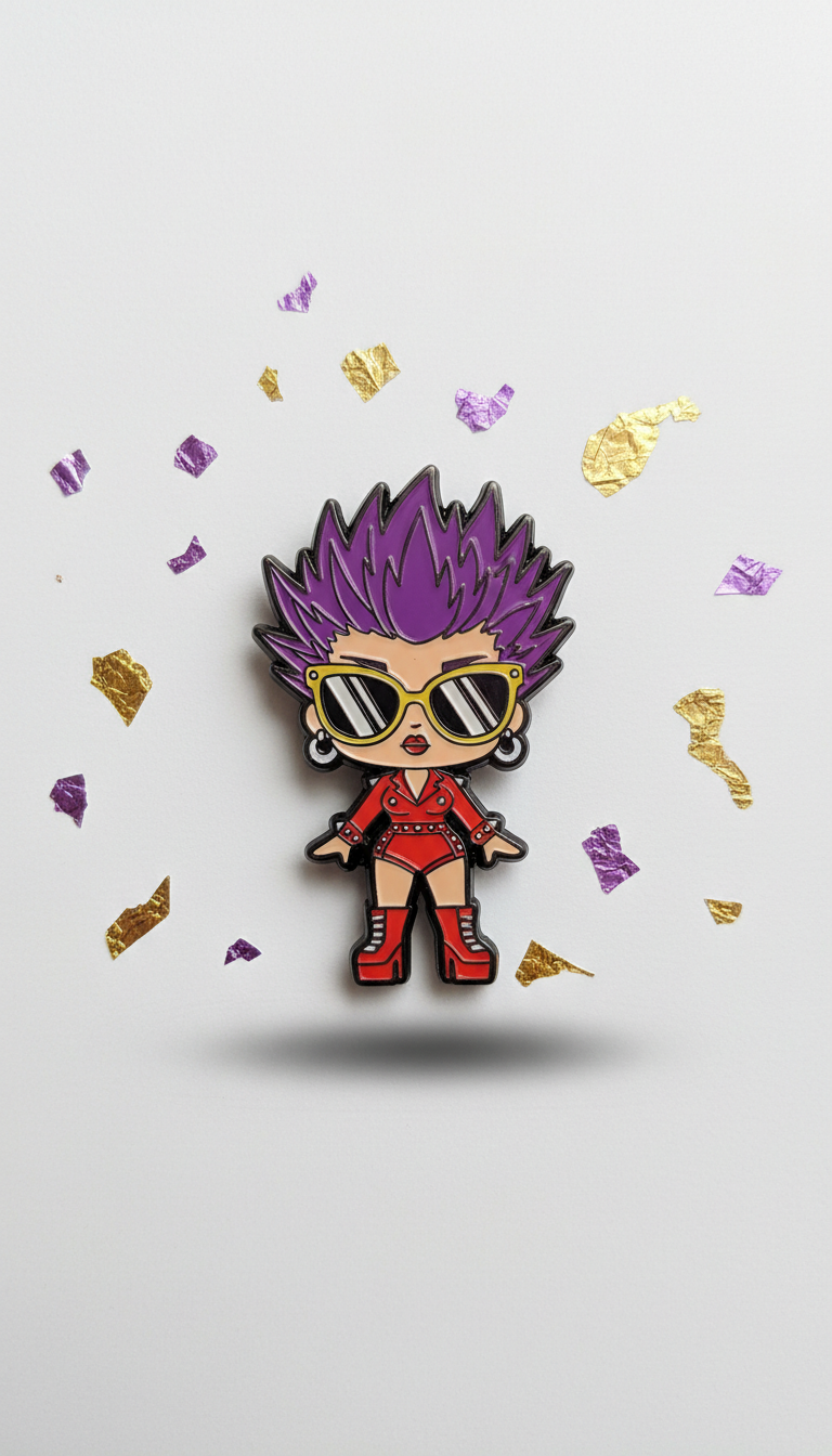 Enamel Pin With Gloss Finish