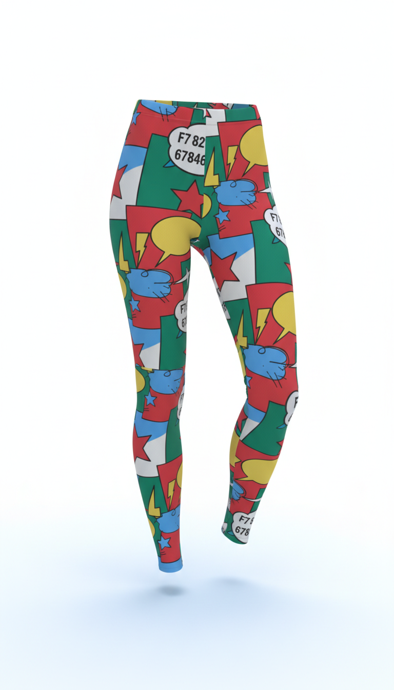 3D-Printed Pop-Art Leggings
